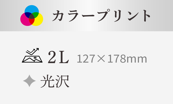 【2L・LL】127×178mm 【ブローニー/2Bカラーネガフィルム・リバーサルフィルムからのプリント】