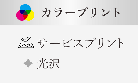 サービスプリント（半切ワイド～全紙)