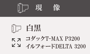 【35ｍｍ】白黒T-MAX P3200